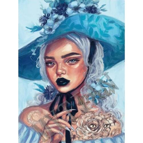 Full square/round 5D DIY diamond painting Fantasy art Young Girl Embroidery Pattern Cross stitch kit mosaic home decor gifts