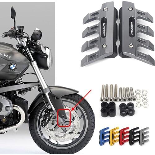 For BMW R1200R R1200 R LC Motorcycle CNC Aluminum mudguard side protection block front fender anti-fall slider Accessories