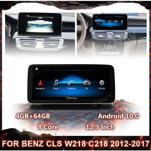 2 din Android 11.0 4+64G Car radio audio GPS multimedia player for Mercedes Benz CLS W218 2012 2013 2014 2015 2016 2017
