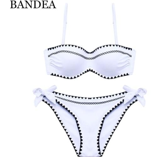 BANDEA brand bikinis 2019 women swimwear bikini set sexy push up summer swimsuit brazilian crochet maillot de bain femme