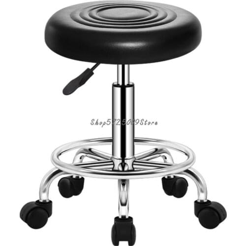 Bar Chair Lift Bar Chair Back Stool Round Stool Household Swivel Chair Cashier High Stool Rotary Beauty Stool