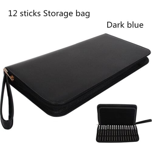 New 48 Holes Pencil Case School leather Roll Pouch Comestic Makeup Brush Case Pen Storage Pecncil Box