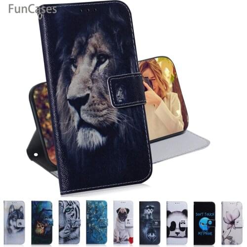 Dog PU Leather Flip Phone Bag For Huawei Enjoy 9S Capa Cell Phone Covers sFor Huawei Honor 10i 20i 20 Lite P Smart Plus 2019
