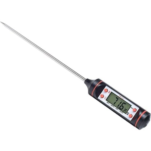 1pc Digital Meat Thermometer Cooking Food Kitchen BBQ Probe Water Milk Oil Liquid Oven Digital Temperaure Sensor Meter TP101