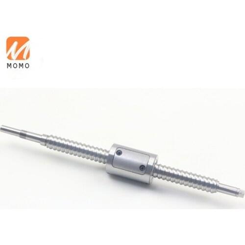 Cylindrical ball nut milled ball screw with diameter 10mm lead 3mm