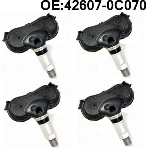 4 PCS Car Tire Pressure Monitor Sensor TPMS 42607-0C050 426070C050 for TOYOTA SEQUOIA 2008+ SIENNA 2007+ TUNDRA 2006