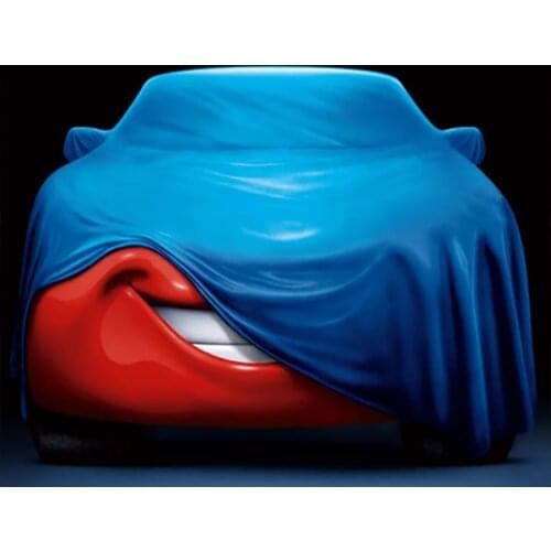 Disneys New 5D DIY Diamond Painting Inlaid Rhinestone Cross Stitch "Sports Cars" Cartoon Sports Car Home Decoration Painting