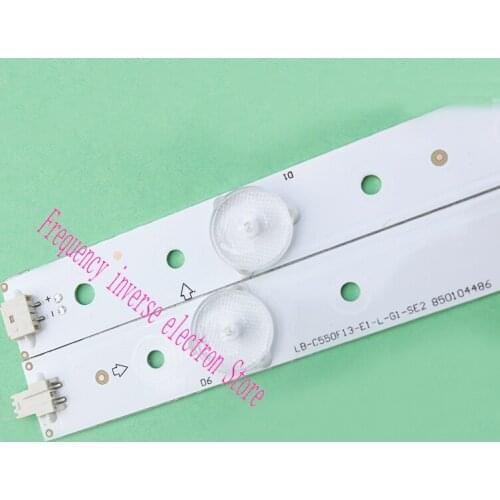 For CHANG HONG LED55C2000I/LED55C2080i LED Backlight LB-C550F13-E1-L-G1-SE1 LB-C550F13-E1-L-G1-SE2 SVJ550AB9_Rev01_R/L-TYPE_6LED