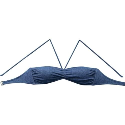 The Denim Bikini TOPS Women Swimsuit Swimming Biquini UP Swim Suit Sexy Swimwear Brazilian Bandage Bathing suits bikinis