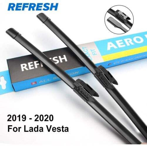 REFRESH Windscreen Hybrid Wiper Blades for Lada Vesta Fit Pinch Tap Arms 2019 2020