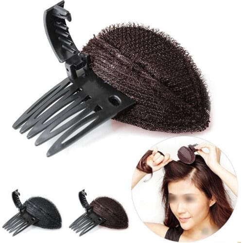 Forehead Hair Volume Fluffy Puff Sponge Pad Clip Comb Insert Tool Base DIY Styling Princess Styling Increased Hair Sponge Pad
