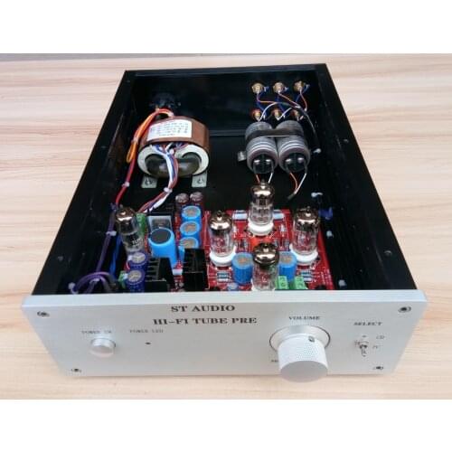 LITE 12AU7+12AX7+6DJ8 HIFI Tube Preamplifier base on CAT SL-1 Signature Vacuum Tube preamp pre amp