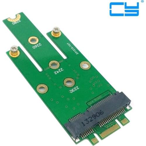M.2 NGFF PCI-E express pci-express 2 LANE Golden Finger Pin to 50mm Mini-PCIE mini pci express mSATA 18+8 SSD Hard Disk PCBA