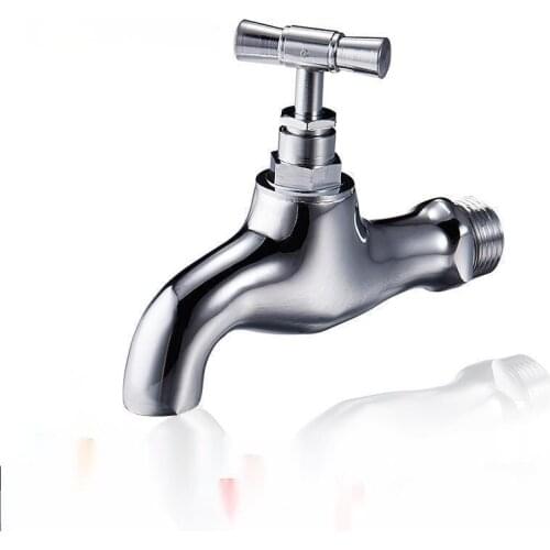 Polished chrome plated brass faucet bathroom corner faucet garden outdoor faucet