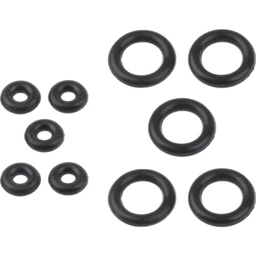 10 Pcs Camping Stove Gas Refill O Ring Gas Tank Seal Rubber Gasket 5mm 12mm for Picnic BBQ Fishing Hiking