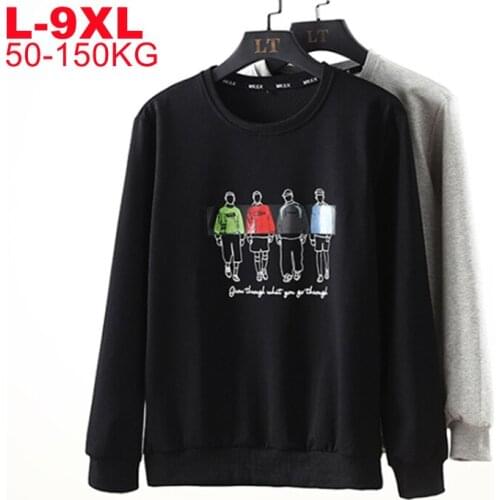 Big Size 9xl 8xl 7xl Mens Hoodies Streetwear Pullovers Hip Hop Sweatshirts Men Spring Black White Pink Oversize Sweatshirt Male