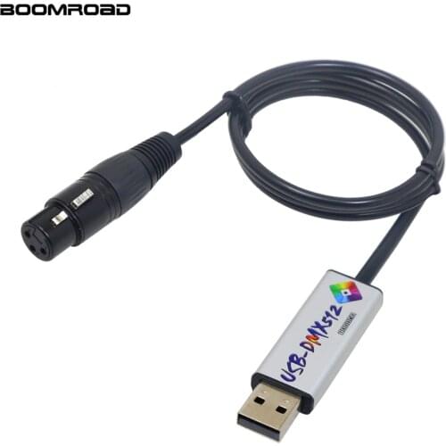 USB DMX Controller DMX512 Freestyler Interface USB to DMX Converter Win10 PC Console Professional Stage Effect Light Disco Light