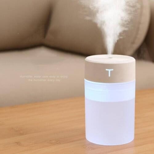 360ml USB Air Humidifier Large Capacity Portable Air Diffuser Purifier Aroma Essential Oil Fogger Home Office Car Night Light