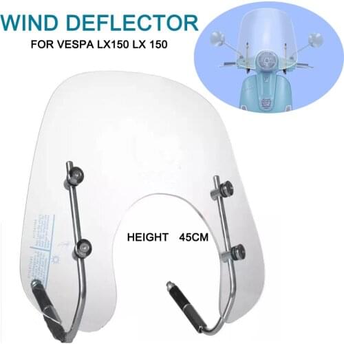 Motorcycle Windshield For Piaggio LX150 Wind Deflectors Windscreen For Vespa LX150 LX 150