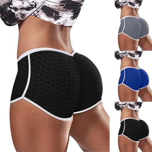 Women Yoga Sports Shorts Summer Running Sexy Shorts Leggings Low Waist Short Pants Fitness Jogging Clothing pantalones de mujer
