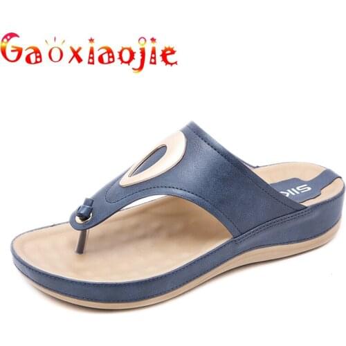 Flat Slippers Women 2020 Summer New Womens Shoes Soft Bottom Comfortable Flip Flops Slippers Casual Outdoor Travel Beach Shoes