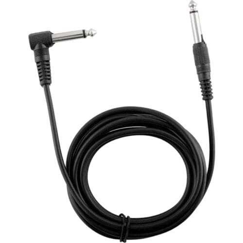 1x 1/4" 6.35mm Stereo Audio Cable for Electric Guitar Noise Reduction