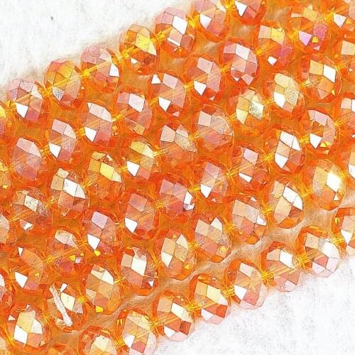 150pcs/strand glass crystal 3*4mm faceted rondelle abacus 8 colors high quality charms diy loose spacers beads jewelry B671
