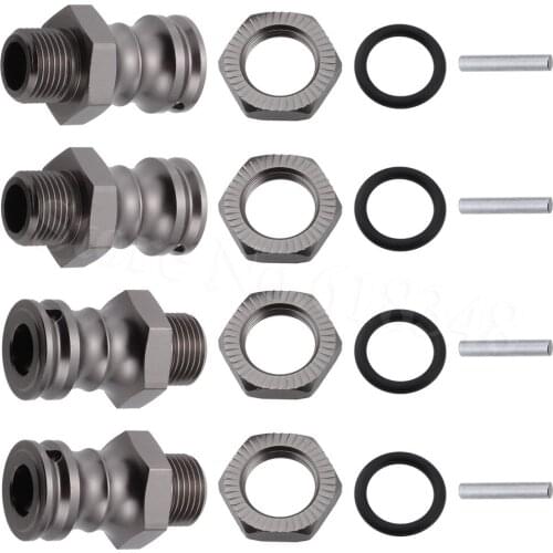 5Set/Lot Aluminum 17mm Hex 23mm Wheel Extension Adapter Drive Hub For 1/8 Scale RC Off Road Truck Truggy Buggy Upgrade Parts
