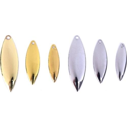 50pcs Fishing Spinnerbait Lures Double Willow Blade Spinner Baits Accessories for Bass Pike Tiger Muskie Metal Jig Lure