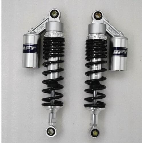 8mm spring 340mm rear air shock absorbers FOR cb400 vtec sf Honda CB 500 pc32 xjr400 Dirt Gokart Quad ATV MOTORCYCLE SHOCK