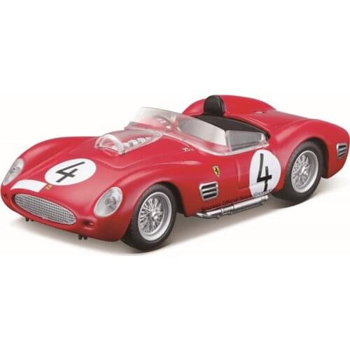Bburago 1:43 Scale Ferrari 250 TESTA ROSSA 1959 Alloy Luxury Vehicle Diecast Pull Back Cars Model Toy Collection Gift
