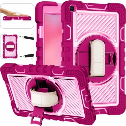 Kids Case for Samsung Galaxy Tab A 8.0 2019 SM-T290 SM-T295 Tablet Full Body Safe PC Silicon Shockproof Hybrid Stand Cover