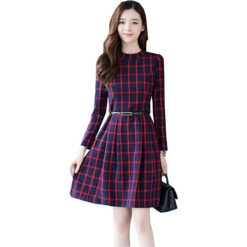 Модные платья в клетку HVMODLZV China At AliExpress