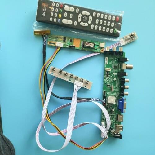 Kit HDMI Panel 1680X1050 30pin For LP154W02-TL01/LP154W02-TL02 1 CCFL LCD Controller Board DVB-C DVB-T TV VGA USB Remote Digital