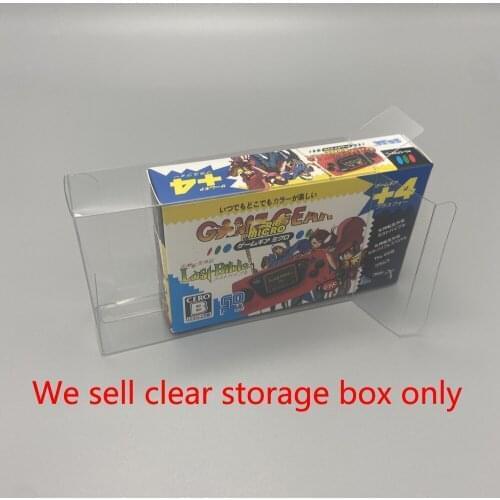 20pcs Clear transparent box For Sega For GAME GEAR Micro GG Display storage PET protective Box