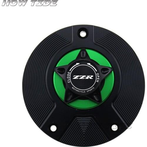 Gas Fuel Tank Cap for KAWASAKI ZZR 1400/1200/600 GTR CONCOURS 14 Motorcycle Quick Release Cover