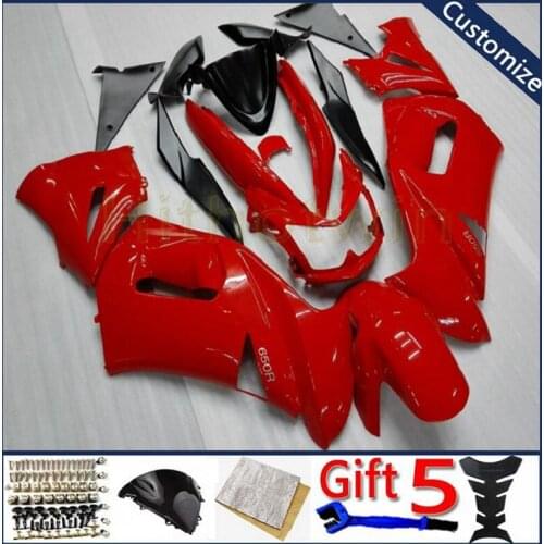 Motorcycle cowl For 650R ER-6f 2006 2007 2008 ER 6f 06 07 08 ABS plastic Fairings hull red
