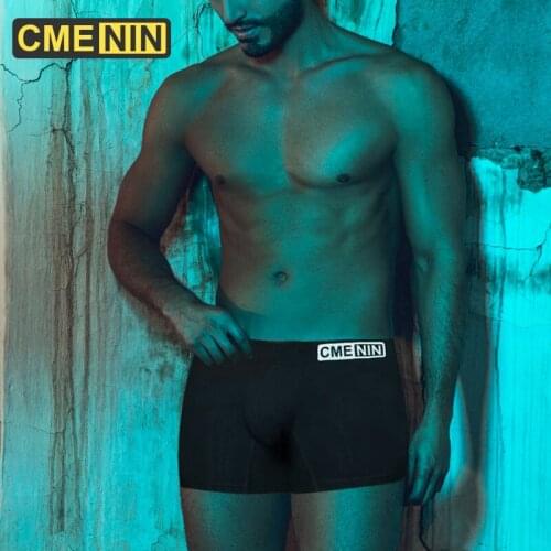 CMENIN Popular Cotton Sexy Boxer Mans Underwear Men Low Waist Mens Underpants Boxershorts Men Lingeries Funny CM6602