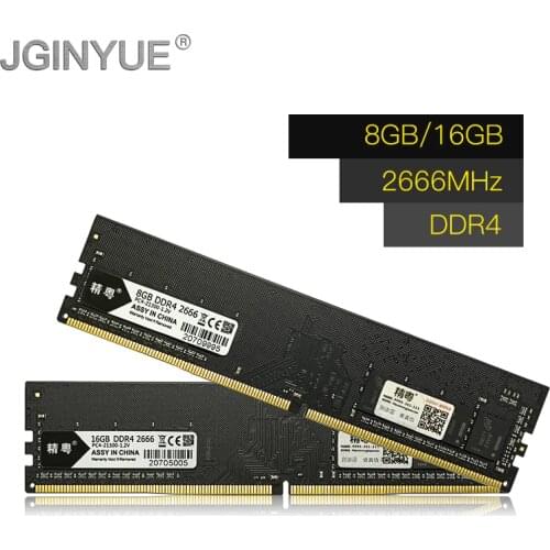 JGINYUE ddr4 ram 8GB 16GB 2666mhz DIMM Desktop Memory Support motherboard ddr4