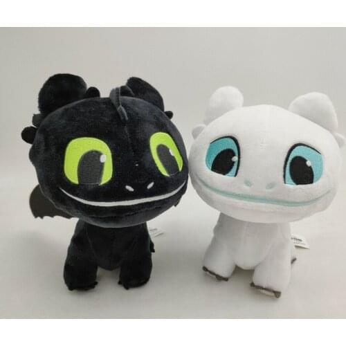 Dragon 3 Plush Toy Light Fury White Dragon Stormfly Hookfang Dragon Stuffed plush toy