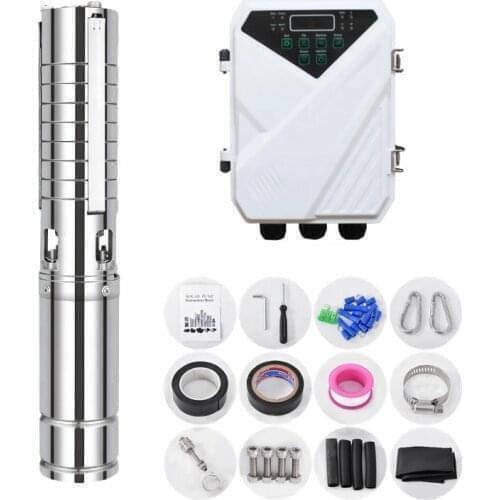 Solar powered pump Submersible deep well water pump for irrigation brushless water pump solar mini submersible water pump