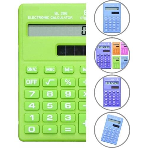 Portable Calculator Lovely Candy Color Handheld Calculator Premium Environment Friendly Mini Calculator