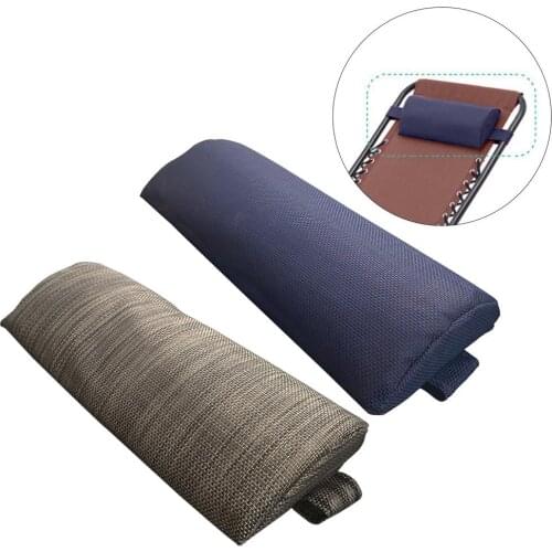 Durable Folding Chairs Head Cushion Pad Recliner Pillow Headrest Beach Adjustable Home Pillow for Lunch Break for Garden Picnics