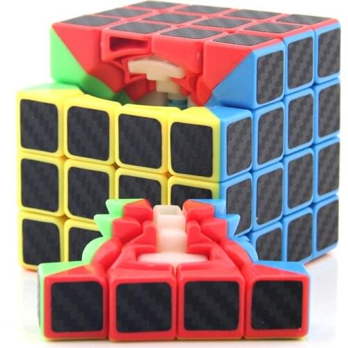 Moyu MF4 Carbon Fiber 4*4*4 Professional Speed Cube Magic Cube Educational Puzzle Toys For Children Learning Cubo Magic Toys