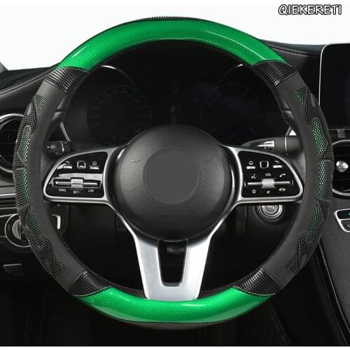 QIEKERETI Microfiber Leather Car Steering Wheel Cover For Mazda 2 3 5 6 7 8 CX3 CX5 CX7 CX98 CX9 MX5 MX7 RF Version
