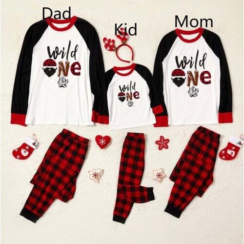 Christmas Family Look Sleepwear Family Couple Pajamas Christmas Family Matching Clothes Mother Daughter Father Son Pyjamas