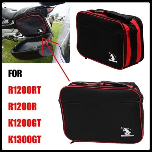 Motorcycle Luggage Bag Black Expandable Inner Bags Pannier Liner For BMW R1200R R1200RT K1200GT K1300GT K1600GT R 1200 R 1200 RT