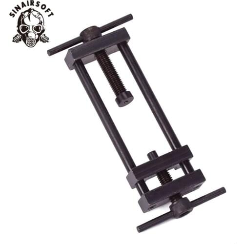 Tactical Metal Black Motor Pinion Puller Mount Tool Usage Install Remove Gear For M4 AK MP5 M16 AEG Airsoft Hunting Paintball