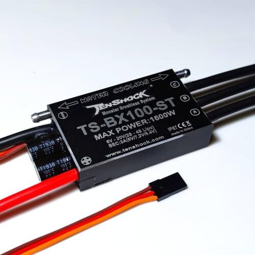 TENSHOCK New BX100-ST 100A BRUSHLESS ELECTRONIC CONTROLLER for ECO-EXP /MONO-1/HYDRO-1