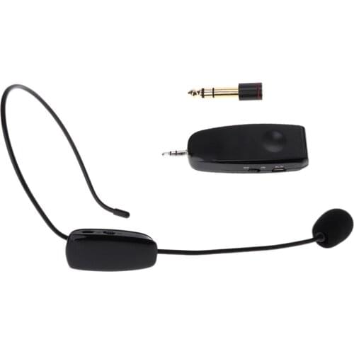 UHF Wireless Microphone Professional Head-wear Mic for Voice Amplifier Computer
